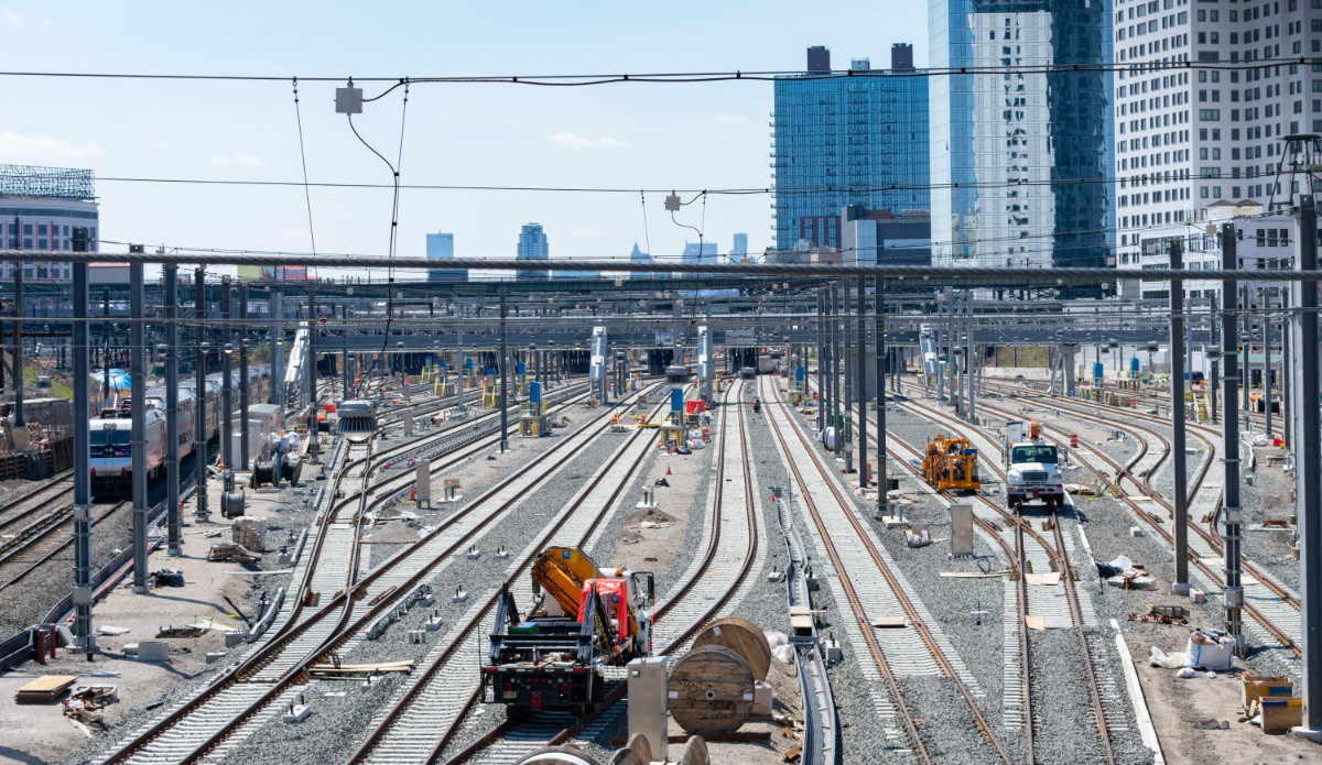 Long Island Rail Road Sunnyside Yard in Queens NY